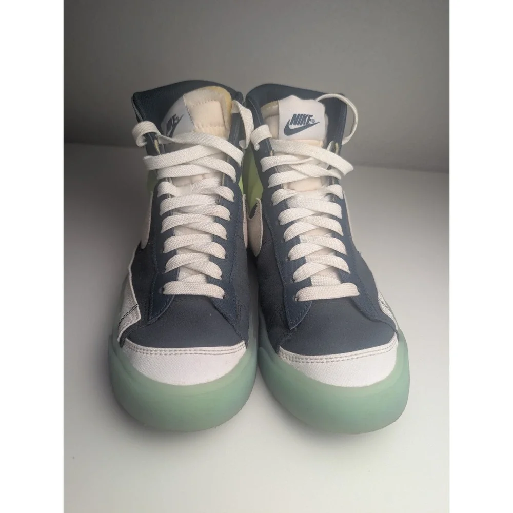 Nike Blazer Mid '77 Jumbo Dark Obsidian Volt High Top Sneakers Women's 7.5/Y6